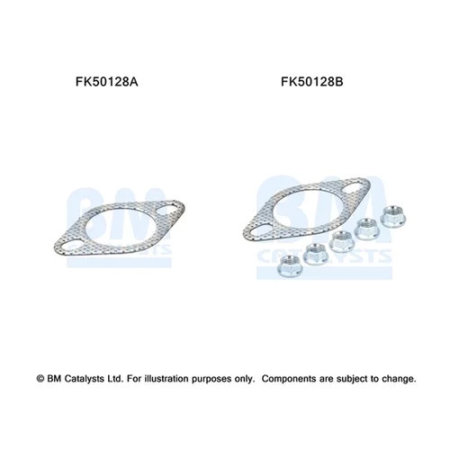 Montážna sada pre výfukovú trubku BM CATALYSTS FK50128