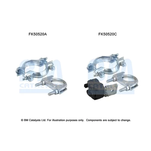 Montážna sada pre výfukovú trubku BM CATALYSTS FK50520