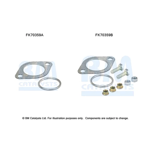 Montážna sada pre výfukovú trubku BM CATALYSTS FK70359