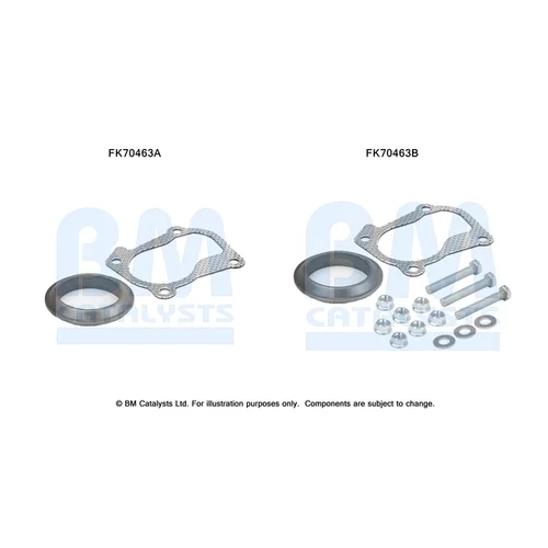 Montážna sada pre výfukovú trubku BM CATALYSTS FK70463