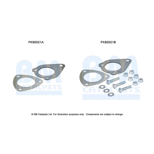 Katalyzátor - montážna sada BM CATALYSTS FK80021
