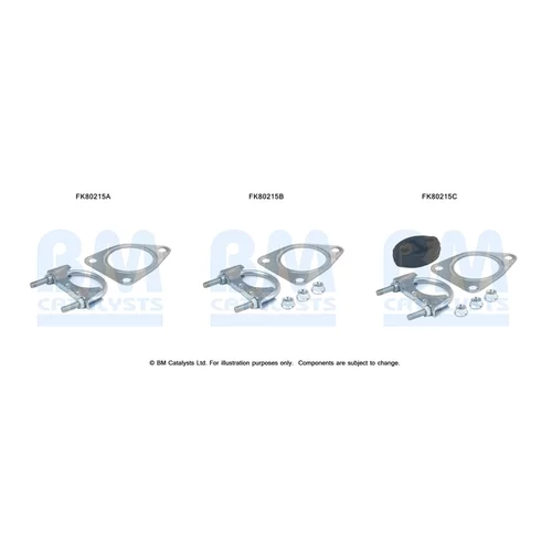 Katalyzátor - montážna sada BM CATALYSTS FK80215