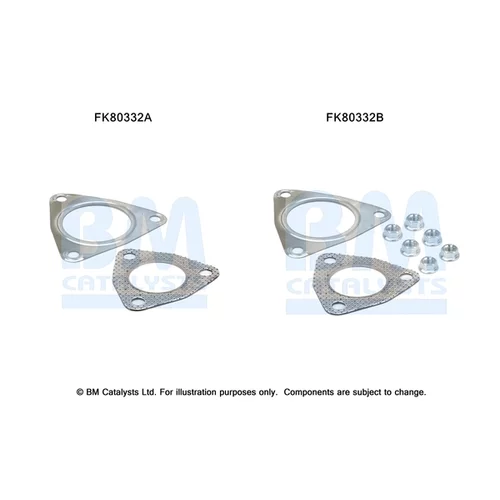 Katalyzátor - montážna sada BM CATALYSTS FK80332