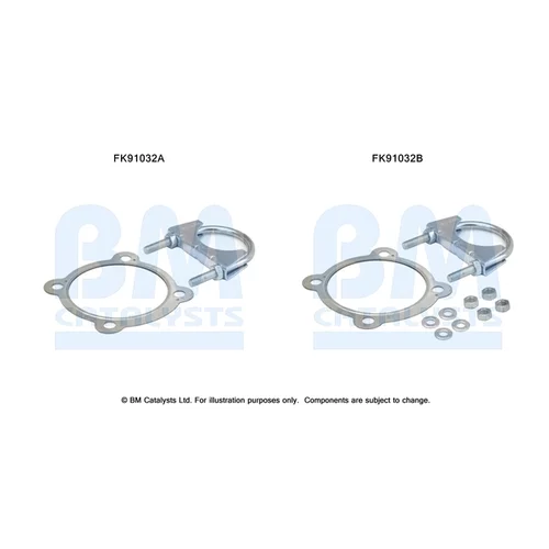 Katalyzátor - montážna sada BM CATALYSTS FK91032