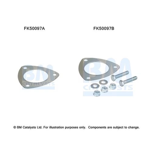 Montážna sada pre výfukovú trubku BM CATALYSTS FK50097