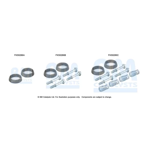 Montážna sada pre výfukovú trubku BM CATALYSTS FK50286