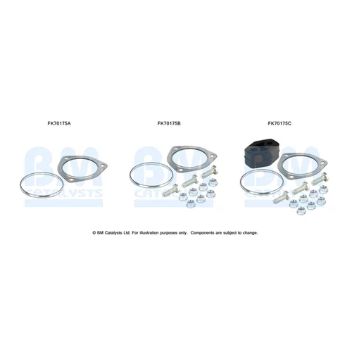 Montážna sada pre výfukovú trubku FK70175 (BM CATALYSTS)