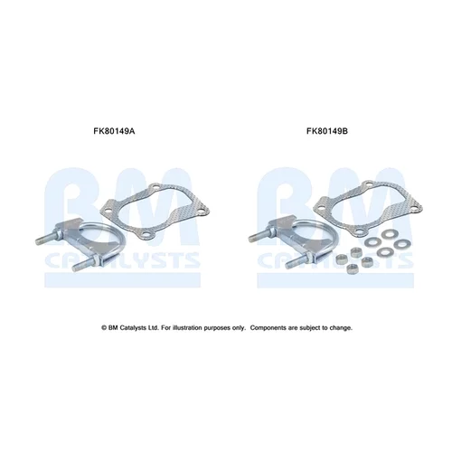 Katalyzátor - montážna sada BM CATALYSTS FK80149