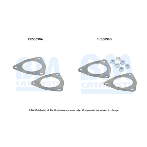 Montážna sada pre výfukovú trubku BM CATALYSTS FK50096