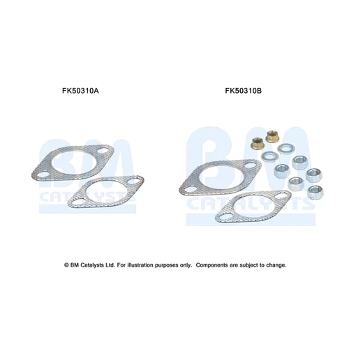 Montážna sada pre výfukovú trubku FK50310 (BM CATALYSTS)