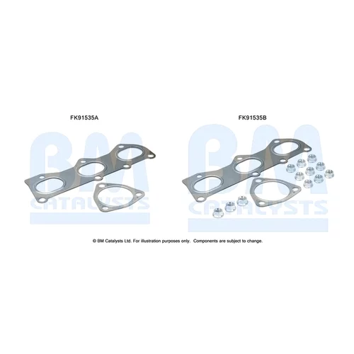 Katalyzátor - montážna sada BM CATALYSTS FK91535