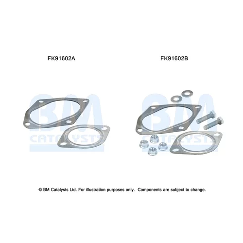 Katalyzátor - montážna sada BM CATALYSTS FK91602