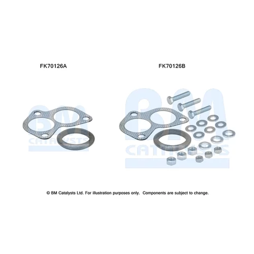 Montážna sada pre výfukovú trubku FK70126 (BM CATALYSTS)