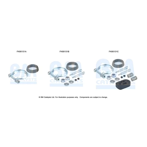 Katalyzátor - montážna sada BM CATALYSTS FK80131