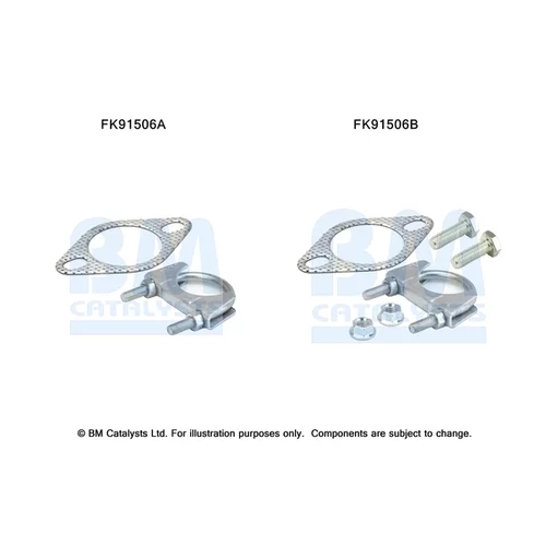 Katalyzátor - montážna sada BM CATALYSTS FK91506