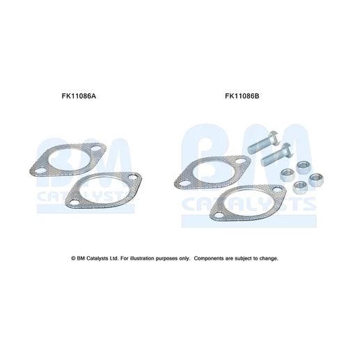 Filter pevných častíc - montážna sada BM CATALYSTS FK11086