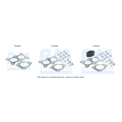 Montážna sada pre výfukovú trubku BM CATALYSTS FK70442