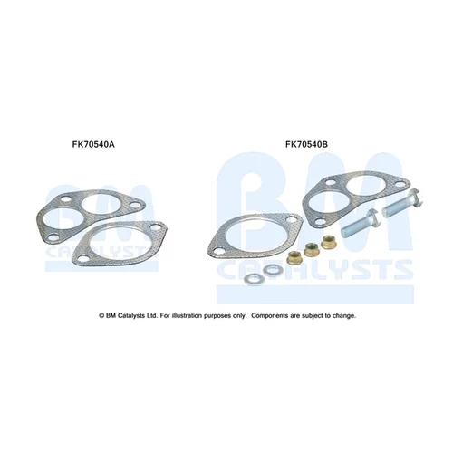 Montážna sada pre výfukovú trubku BM CATALYSTS FK70540