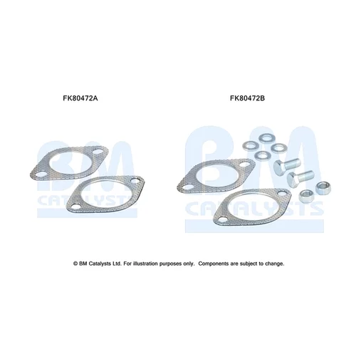 Katalyzátor - montážna sada BM CATALYSTS FK80472