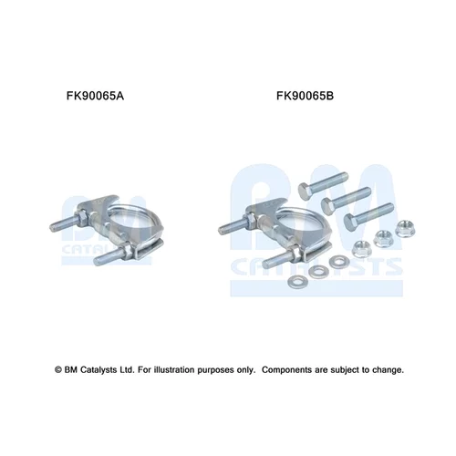 Katalyzátor - montážna sada BM CATALYSTS FK90065