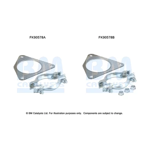 Katalyzátor - montážna sada BM CATALYSTS FK90578