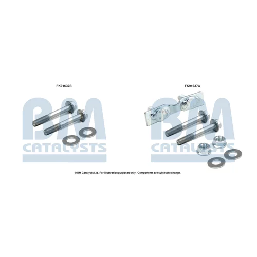 Katalyzátor - montážna sada BM CATALYSTS FK91637