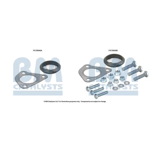 Montážna sada pre výfukovú trubku BM CATALYSTS FK70040