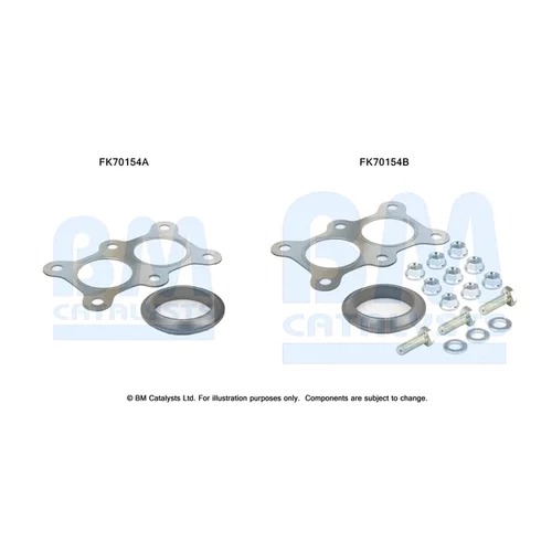 Montážna sada pre výfukovú trubku BM CATALYSTS FK70154