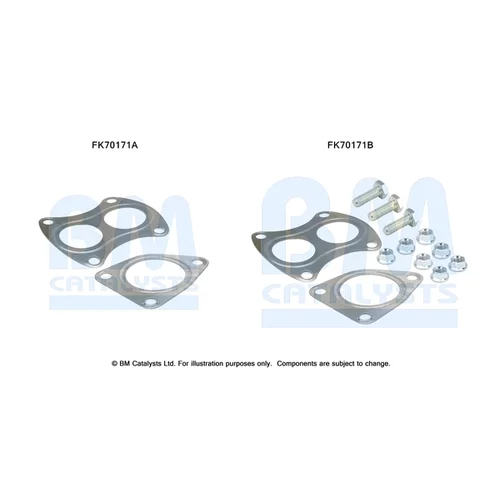 Montážna sada pre výfukovú trubku BM CATALYSTS FK70171