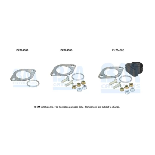 Montážna sada pre výfukovú trubku BM CATALYSTS FK70456