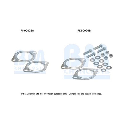 Katalyzátor - montážna sada BM CATALYSTS FK90026