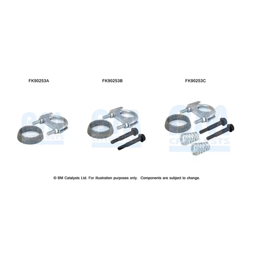 Katalyzátor - montážna sada BM CATALYSTS FK90253