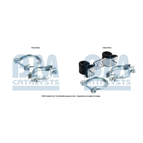 Katalyzátor - montážna sada BM CATALYSTS FK91787