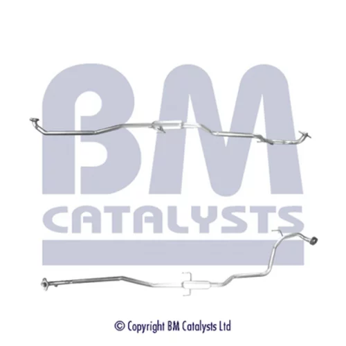 Výfukové potrubie BM CATALYSTS BM50573