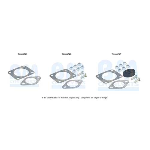 Katalyzátor - montážna sada BM CATALYSTS FK80474