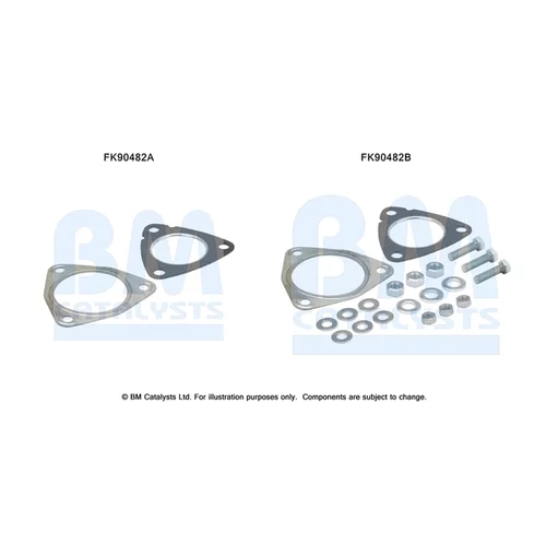 Katalyzátor - montážna sada BM CATALYSTS FK90482