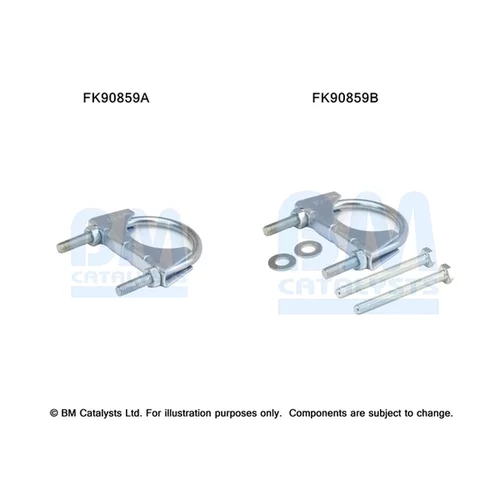 Katalyzátor - montážna sada BM CATALYSTS FK90859