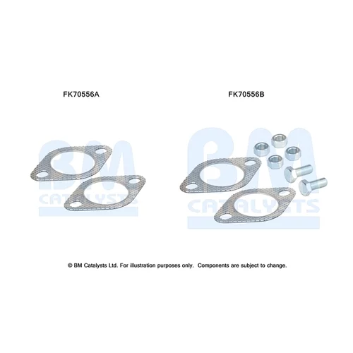 Montážna sada pre výfukovú trubku BM CATALYSTS FK70556