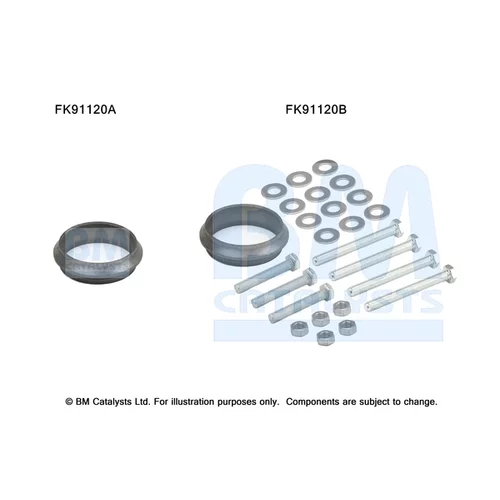 Katalyzátor - montážna sada BM CATALYSTS FK91120