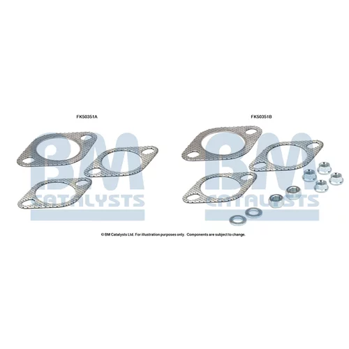 Montážna sada pre výfukovú trubku BM CATALYSTS FK50351