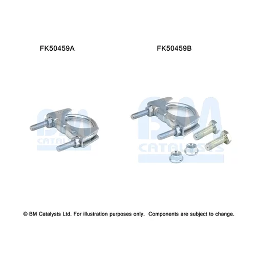 Montážna sada pre výfukovú trubku BM CATALYSTS FK50459