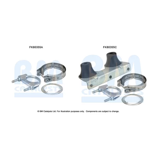 Katalyzátor - montážna sada BM CATALYSTS FK80355