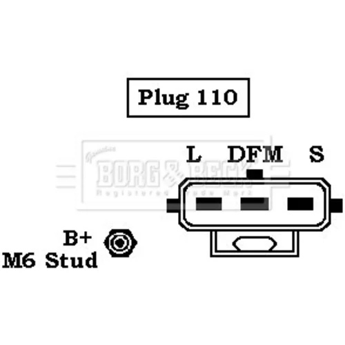 Alternátor BORG & BECK BBA2125 - obr. 2