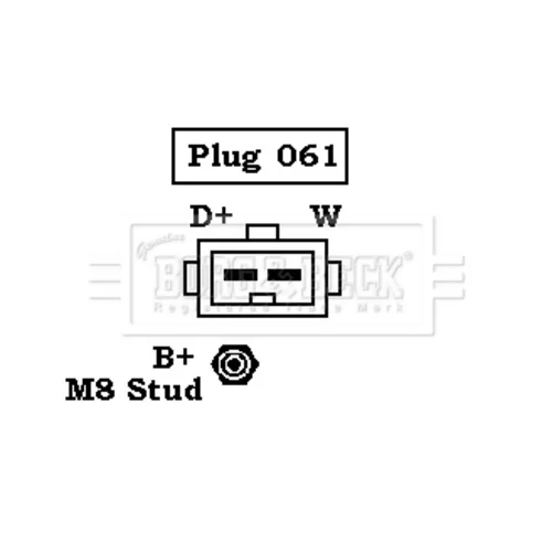 Alternátor BORG & BECK BBA2267 - obr. 2