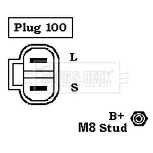 Alternátor BORG & BECK BBA2283