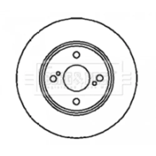 Brzdový kotúč BORG & BECK BBD4207 - obr. 1