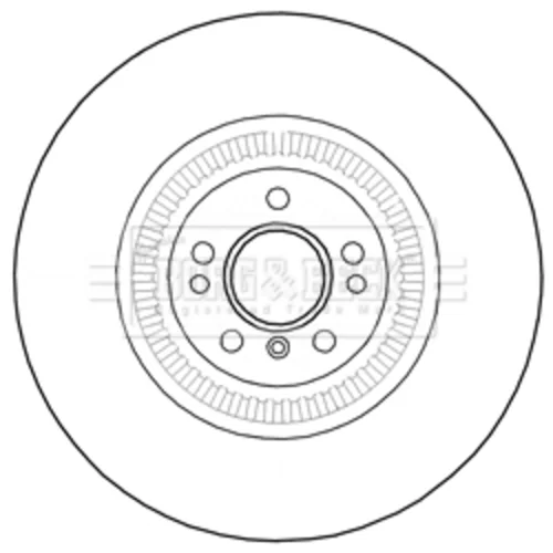 Brzdový kotúč BORG & BECK BBD5984S