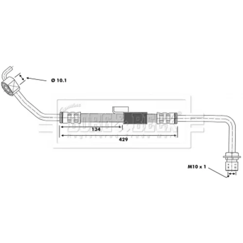 Brzdová hadica BORG & BECK BBH6179