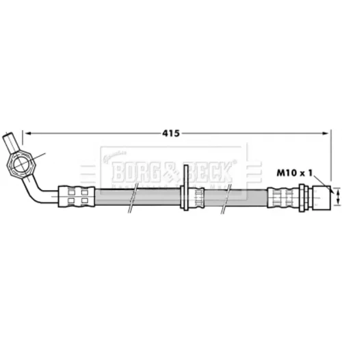 Brzdová hadica BORG & BECK BBH7279