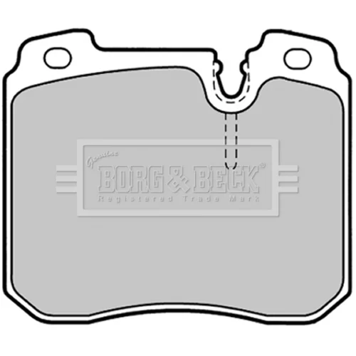 Sada brzdových platničiek kotúčovej brzdy BORG & BECK BBP1340